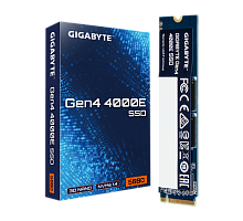 500 ГБ SSD M.2 накопитель Gigabyte E4000 [PCI-E 4.0 x4, чтение - 3600 Мбайт/сек, запись - 3000 Мбайт/сек, 3 бит TLC, NVM Express]