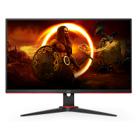 27" Монитор AOC Q27G2E/BK черный [2560x1440@144 Гц, VA, LED, 3000:1, 250 Кд/м², 178°/178°, DisplayPort 1.2, HDMI 2.0 x2, AMD FreeSync Premium]