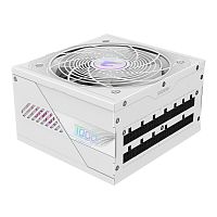 Блок питания GIGABYTE GP-AE1000PM ICE белый [1000W, 80+ Platinum, APFC, 20 + 4 pin, 4+4 pin x2 CPU, 8 SATA, 6+2 pin x6 PCI-E, 16 pin (12VHPWR) x1]