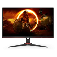 AOC 27" Q27G2E/BK [2560x1440@144 Гц, VA, LED, 3000:1, 250 Кд/м², 178°/178°, DisplayPort 1.4, HDMI 2.0, USB 3.2 (2 порта), AMD FreeSync Premium]