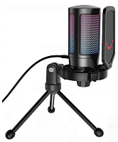Микрофон Fifine AmpliGame A6V черный [проводной, настольный, -40 дБ, от 60 Гц до 18000 Гц, USB Type-C]