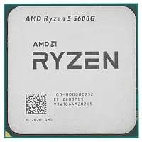 Процессор AMD Ryzen 5 5600G OEM [AM4, 6 x 3.9 ГГц, L2 - 3 МБ, L3 - 16 МБ, 2 х DDR4-3200 МГц, AMD Radeon Vega 7, TDP 65 Вт]