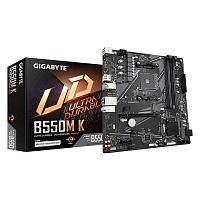 Материнская плата GIGABYTE B550M K [AM4, AMD B550, mATX, 4×DDR4 до 128 ГБ, 2×M.2, 1 GbE, 8×USB]