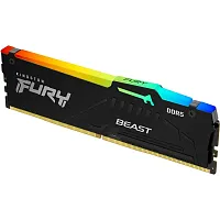 Оперативная память Kingston FURY Beast Black RGB [KF556C40BBA-32] 32 ГБ [DDR5, 32 ГБx1 шт, 5600 МГц, 40-40-40]