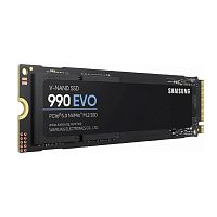 1000 ГБ SSD M.2 накопитель Samsung 990 EVO [PCI-E 4.0 x4, чтение - 5000 Мбайт/сек, запись - 4200 Мбайт/сек, 3 бит MLC (TLC), NVM Express]