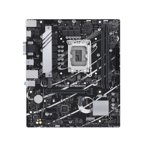 Материнская плата ASUS PRIME B760M-K [LGA 1700, Intel B760, 2xDDR5-5600 МГц, 1xPCI-Ex16, 2xM.2, Micro-ATX]