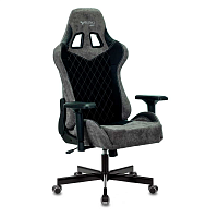 Кресло игровое Zombie VIKING 7 KNIGHT черный [ткань, до 150 кг, подголовник, подлокотники - 4D]