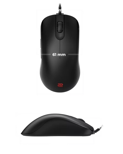 Мышь проводная Zowie FK1+-C черный [3200 dpi, светодиодный, USB Type-A, кнопки - 7]