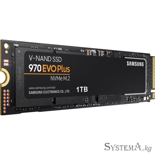 1000 ГБ SSD M.2 накопитель Samsung 970 EVO Plus [MZ-V7S1T0B/AM] [PCI-E 3.x x4, чтение - 3500 Мбайт/сек, запись - 3300 Мбайт/сек, 3 бит MLC (TLC), NVM Express]