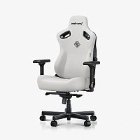 Кресло игровое AndaSeat Kaiser 3 XL белый [экокожа (PVC), до 180 кг, 4D подлокотники, качание]