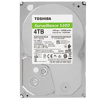 4 ТБ Жесткий диск Toshiba S300 Surveillance [HDWT840UZSVA] [SATA III, 6 Гбит/с, 5400 об/мин, кэш память - 256 МБ, RAID Edition]