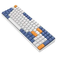 Клавиатура проводная+беспроводная DarkFlash GD100 blue [механическая Yellow switch, клавиш - 100, радиоканал, USB, синий, 1200 mAh]