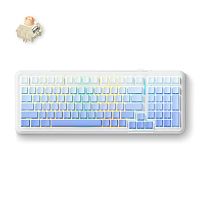 Клавиатура проводная/беспроводная MCHOSE K99 V2 Glacier Gradient Icy Creamsicle белый [механическая, клавиш - 98, USB Type-C / 2.4 ГГц / Bluetooth, RGB-подсветка]