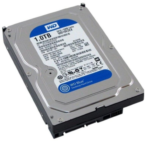 Жесткий диск 3.5" 1 TB [SATA III, до 7200 rpm, до 180 Мбайт/сек, кэш-память - до 256 МБ]