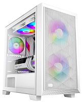 Корпус PC Cooler C3 D510 ARGB WH белый [Mid-Tower, Micro-ATX, Mini-ITX, Standard-ATX, 2xUSB 3.0 Type-A, ARGB 3 x 120 мм]