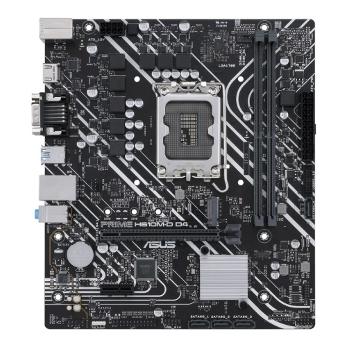 Материнская плата ASUS PRIME H610M-D [LGA 1700, Intel H610, 2xDDR5-5600 МГц, 1xPCI-Ex16, 1xM.2, Micro-ATX]