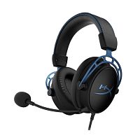 Проводные наушники HyperX Cloud Alpha S черный [7.1 Virtual, охватывающие, 13 Гц - 27000 Гц, 65Ω, проводной, кабель - 2 м]