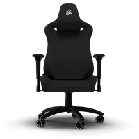 Кресло игровое Corsair TC200 черный [Ткань, до 120 кг, подголовник, подлокотники - 4D]