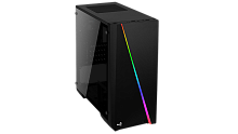 Корпус AeroCool Cylon Mini черный [Mini-Tower, Micro-ATX, Mini-ITX, USB 2.0 Type-A, USB 3.2 Gen1 Type-A, RGB, 1 x 80 мм]
