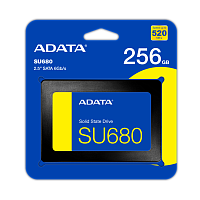 256 ГБ 2.5" SATA накопитель ADATA SU650 [ASU650SS-256GT-R] [SATA, чтение - 520 Мбайт/сек, запись - 450 Мбайт/сек, 3D NAND 3 бит TLC]