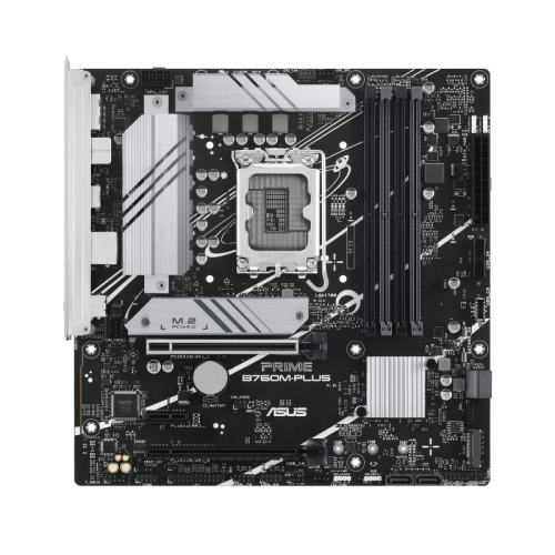 Материнская плата ASUS PRIME B760M-PLUS [LGA 1700, Intel B760, 4xDDR5-5600 МГц, 2xPCI-Ex16, 2xM.2, Micro-ATX]