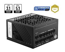 Блок питания MSI MPG A1000G PCIE5 [1000W, 80+ Gold, APFC, ATX 3.0, Full Modular, 20 + 4 pin, 4+4 pin x2 CPU, 12 SATA, 16 pin (12VHPWR), 6+2 pin x6 PCI-E]
