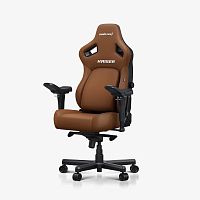 Кресло игровое AndaSeat Kaiser 4 L коричневый [экокожа (PVC), до 120 кг, 5D подлокотники, качание]