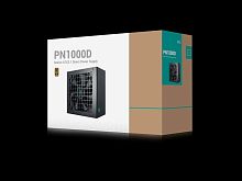 Блок питания DeepCool PN1000D [1000W, 80+ Gold, ATX 3.1/PCIe 5.1, APFC, 20 + 4 pin, 4+4 pin x2 CPU, 8 SATA, 12V‑2x6 pin GPU + 3 x 6+2 pin PCI‑E, немодульный]