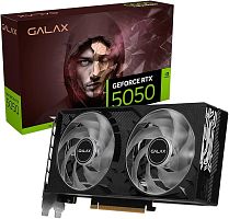 Видеокарта GALAX GeForce RTX 5050 1-Click OC [PCIe 5.0, GPU 2602 МГц, 8 ГБ GDDR6, 128 бит, 3 x DisplayPort, HDMI]