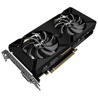 Видеокарта Palit GeForce RTX 2060 SUPER Dual [PCIe 3.0 8 ГБ GDDR6, 256 бит, DisplayPort, DVI-D, HDMI, GPU 1470 МГц]