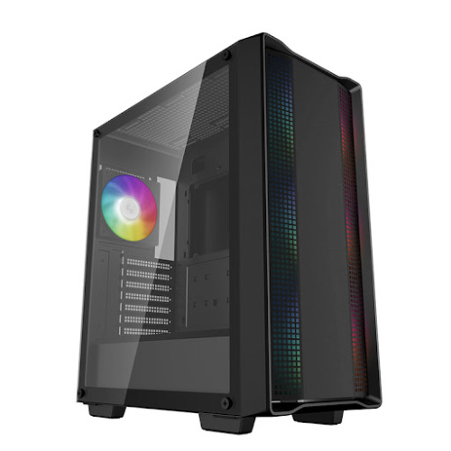 Корпус DEEPCOOL CC560 ARGB V2 черный [Mid-Tower, Micro-ATX, Mini-ITX, Standard-ATX, USB 2.0 Type-A, USB 3.2 Gen1 Type-A, вентиляторы, 4 x 120 мм]