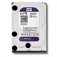 6 ТБ Жесткий диск WD Purple [WD62PURX] [SATA III, 6 Гбит/с, 5400 об/мин, кэш память - 64 МБ, RAID Edition]