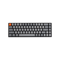 Клавиатура проводная+беспроводная Keychron K4 [механическая Gateron Brown, клавиш - 68, Bluetooth, USB, серый]