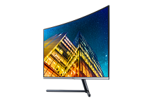 32" Монитор изогнутый Samsung LU32R590CWMXUE черный [3840x2160@60 Гц, VA, LED, 2500:1, 300 Кд/м², 178°/178°, DisplayPort, HDMI 1.4 x2, 1500R]