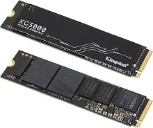 1024 ГБ SSD M.2 накопитель Kingston KC3000 [SKC3000S/1024G] [PCI-E 4.0 x4, чтение - 7000 Мбайт/сек, запись - 6000 Мбайт/сек, 3 бит TLC, NVM Express]