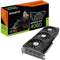 Видеокарта GIGABYTE GeForce RTX 4060 GAMING OC [PCI-E 4.0 8 ГБ GDDR6, 128 бит, 2 x DisplayPort, 2 x HDMI, GPU 1830 МГц]