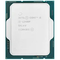 Процессор Intel Core i5-12400F OEM [LGA 1700, 6 x 2500 МГц, 0 ГГц, L2 - 7.5 МБ, L3 - 18 МБ, 2 х DDR4, DDR5-4800 МГц, TDP 117 Вт]