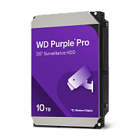 10 ТБ Жесткий диск WD Purple Pro [WD101PURA] [SATA III, 6 Гбит/с, 7200 об/мин, кэш память - 256 МБ, RAID Edition]