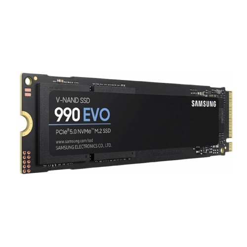 2000 ГБ SSD M.2 накопитель Samsung 990 EVO [PCI-E 4.0 x4, чтение - 5000 Мбайт/сек, запись - 4200 Мбайт/сек, 3 бит MLC (TLC), NVM Express]