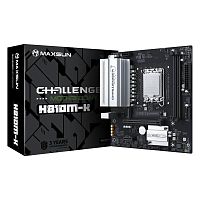 Материнская плата MAXSUN MS-CHALLENGER H810M-K [LGA 1851, Intel H810, mATX, 2×DDR5, 1×M.2, 1 GbE, 5×USB]