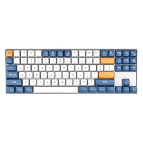 Клавиатура проводная+беспроводная DarkFlash GD87 blue [механическая Yellow switch, клавиш - 87, радиоканал, USB, синий, 1200 mAh]