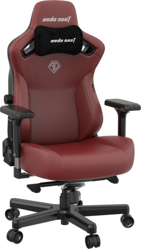 Кресло игровое AndaSeat Kaiser 3 XL бордовый [экокожа, до 180 кг, подголовник, подлокотники - 4D]