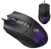Мышь проводная A4Tech Bloody L65 Max Honeycomb черный [12000 dpi, RGB-подсветка, USB Type-A]