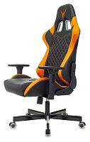 Кресло игровое Knight ARMOR BO оранжевый [экокожа, до 150 кг, подголовник, подлокотники - 3D]