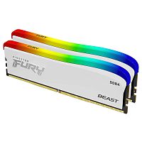 Оперативная память Kingston FURY Beast RGB Special Edition [KF436C18BWAK2/32] 32 ГБ [DDR4, 16 ГБx2 шт, 3600 МГц, 18-22-22]