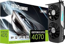 Видеокарта RTX 4070 ZOTAC GAMING GeForce RTX 4070 Twin Edge 12GB [GDDR6X, Engine clock 2475MHz, Memory clock 21000MHz, 192Bit, 3xDP, HDMI [ZT-D40700E-10M]]