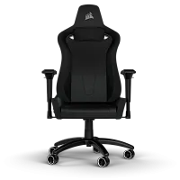 Кресло игровое Corsair TC200 черный [Экокожа, до 120 кг, подголовник, подлокотники - 4D]