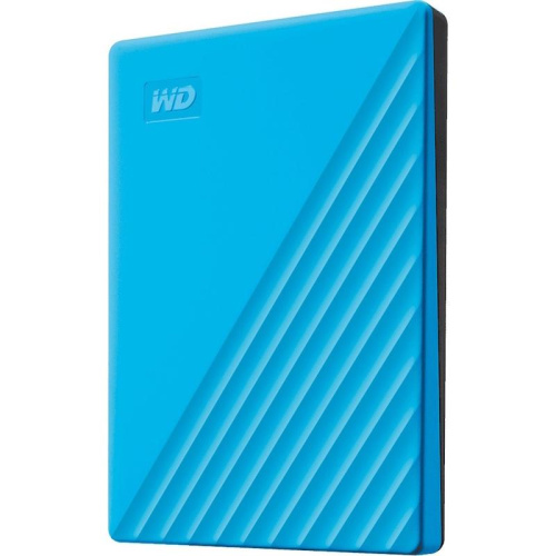 4 ТБ Внешний HDD WD My Passport [WDBA2F0040BBL-WESN] [2.5", USB 3.2 Gen 1 Type-A, синий]