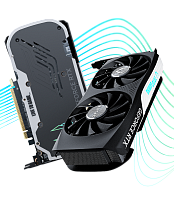 Видеокарта RTX 4060Ti ZOTAC GAMING GeForce RTX 4060 Ti Twin Edge OC 8GB GDDR6, Engine clock 2550MHz, Memory clock 18000MHz, 128Bit, 3xDP, HDMI [ZT-D40610H-10M]