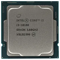 Процессор Intel Core i3-10100 OEM [LGA 1200, 4 x 3.6 ГГц, L2 - 1 МБ, L3 - 6 МБ, 2 х DDR4-2666 МГц, Intel UHD Graphics 630, TDP 65 Вт]